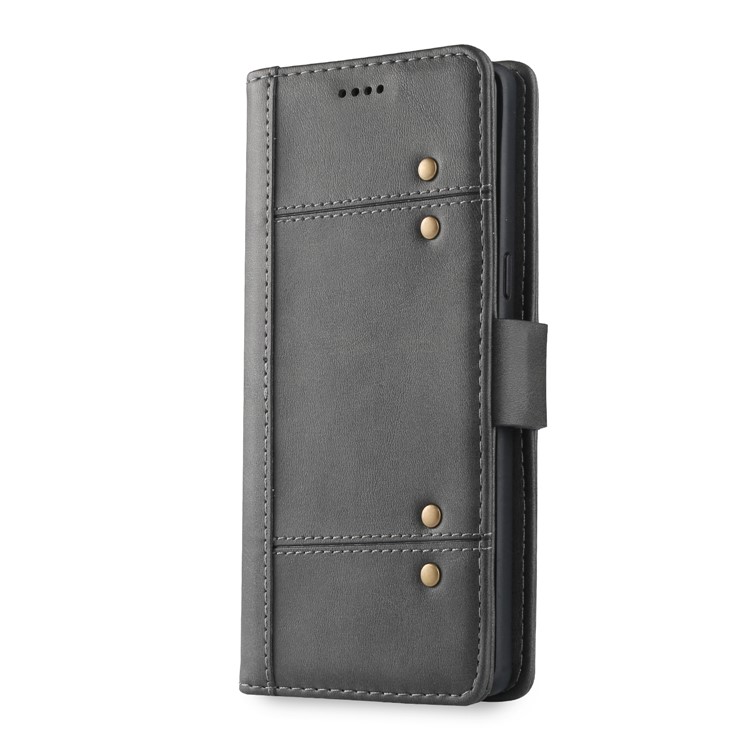 LC.IMEEKE Removable 2-in-1 Leather Wallet Case + TPU Back Cover for Samsung Galaxy Note 8 SM-N950 - Black-8