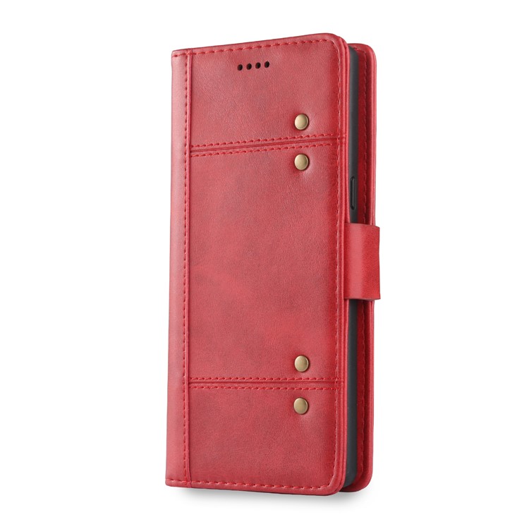 LC.IMEEKE Detachable Leather Wallet Mobile Case with Inner TPU Back Cover for Samsung Galaxy Note 8 SM-N950 - Red-8