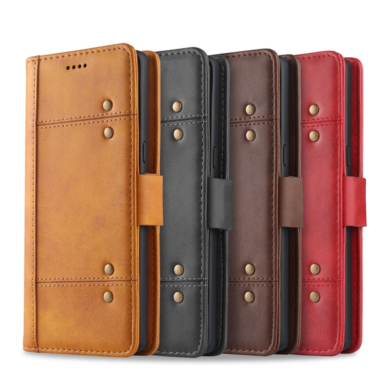 LC.IMEEKE Detachable 2-in-1 PU Leather Wallet Mobile Cover with Stand for Samsung Galaxy Note 8 SM-N950 - Brown-9