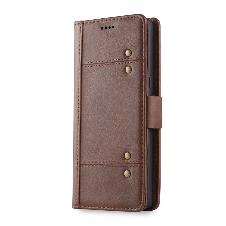 LC.IMEEKE Removable 2-in-1 Wallet Leather Cover + TPU Mobile Case for Samsung Galaxy Note 8 SM-N950 - Coffee-8