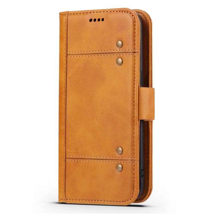 LC.IMEEKE Detachable 2-in-1 PU Leather Wallet Cover + TPU Back Shell with Stand for Samsung Galaxy S8 G950 - Brown-6
