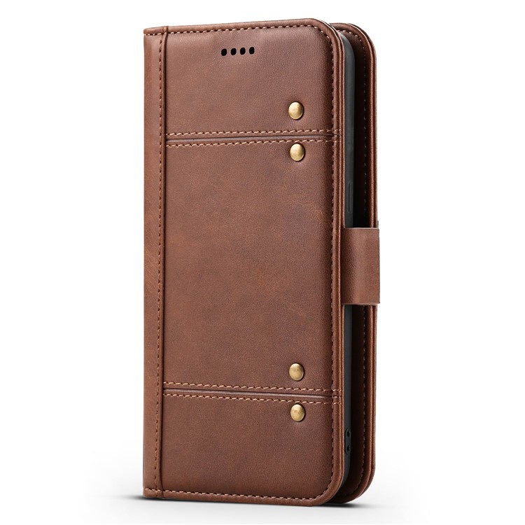 LC.IMEEKE Removable 2-in-1 Wallet Leather Cover + TPU Phone Case for Samsung Galaxy S8 G950 - Coffee-6