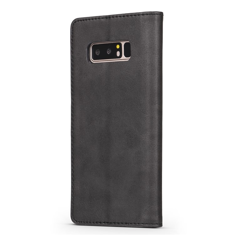 LC.IMEEKE for Samsung Galaxy Note 8 N950 PU Leather Wallet Stand Case with Card Slots - Black-3