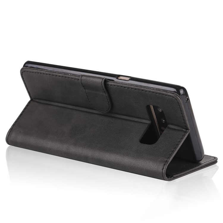 LC.IMEEKE for Samsung Galaxy Note 8 N950 PU Leather Wallet Stand Case with Card Slots - Black-7