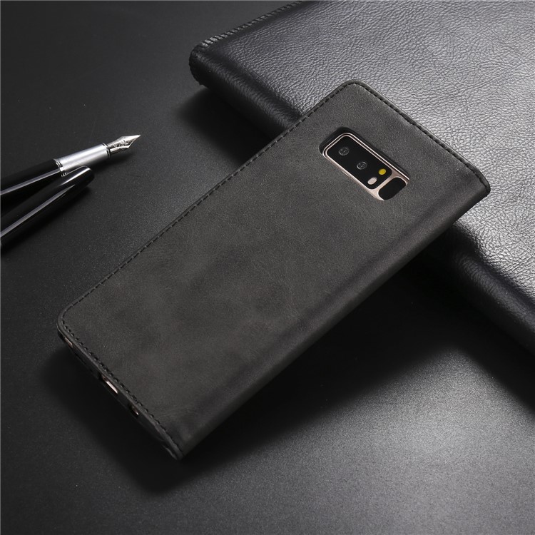 LC.IMEEKE for Samsung Galaxy Note 8 N950 PU Leather Wallet Stand Case with Card Slots - Black-9