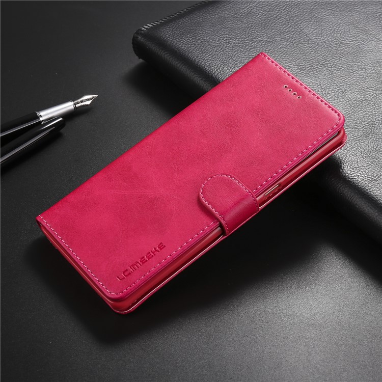 LC.IMEEKE Wallet Leather Stand Phone Cover for Samsung Galaxy Note 8 N950 - Rose-8