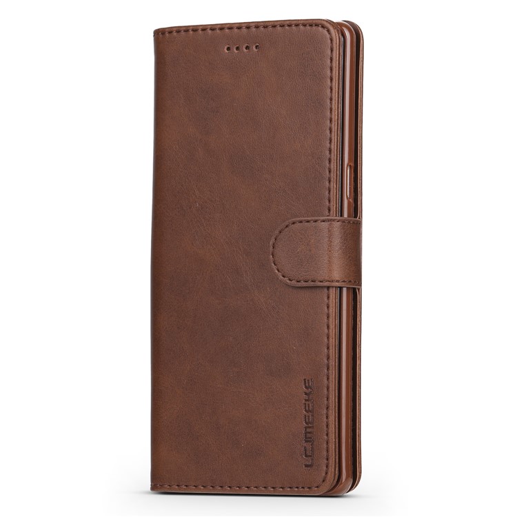 LC.IMEEKE Card Slots Leather Flip Stand Mobile Case for Samsung Galaxy Note 8 N950 - Coffee-2