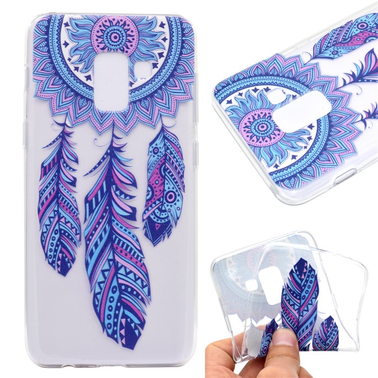 Pattern Printing TPU Case for Samsung Galaxy A8 Plus (2018) - Dream Catcher-1