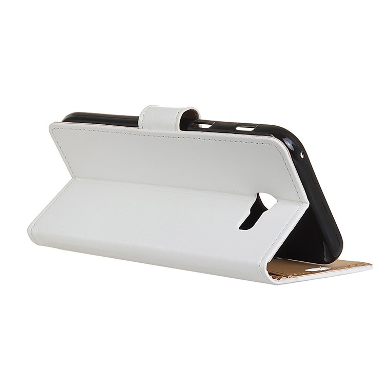 Leather Wallet Stand Phone Protective Flip Case for Samsung Galaxy A5 (2017) A520 - White-4