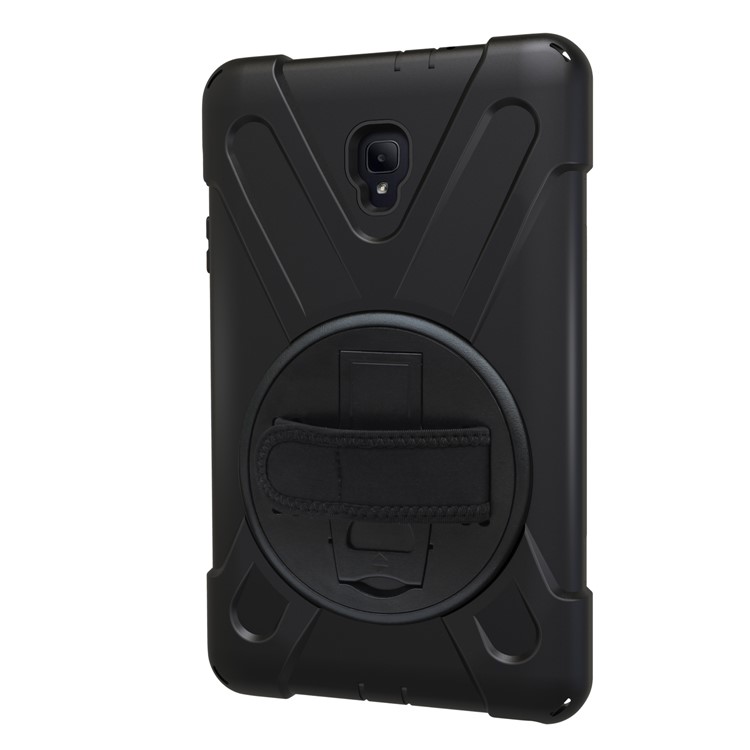 X-Shape PC + TPU 360-degree Rotary Kickstand Case for Samsung Galaxy Tab A 8.0 (2017) T380 T385 - Black-9