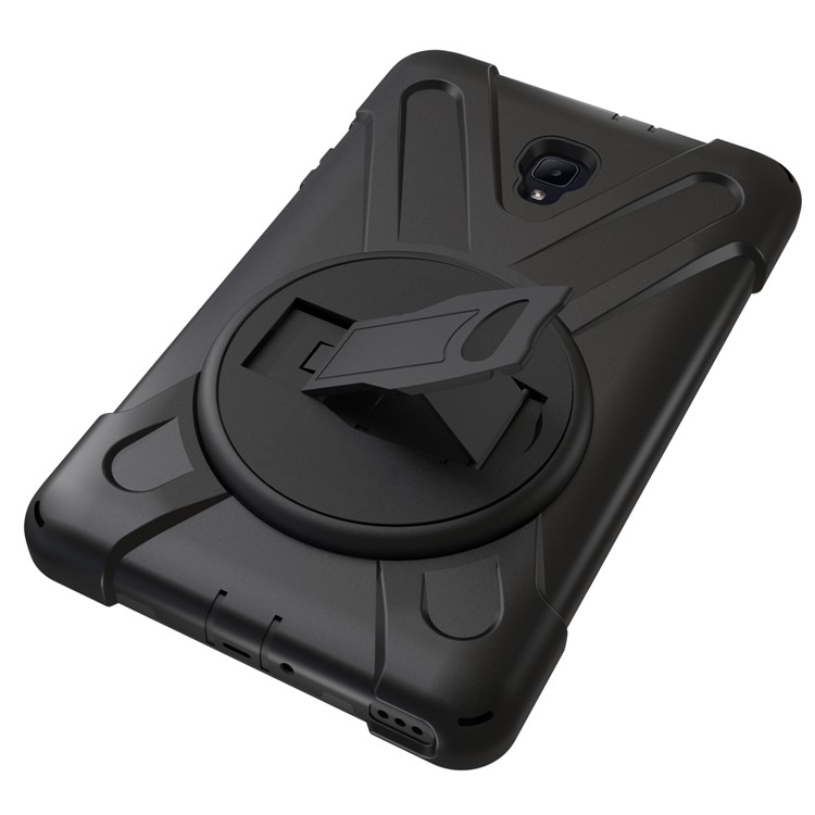 X-Shape PC + TPU 360-degree Rotary Kickstand Case for Samsung Galaxy Tab A 8.0 (2017) T380 T385 - Black-12