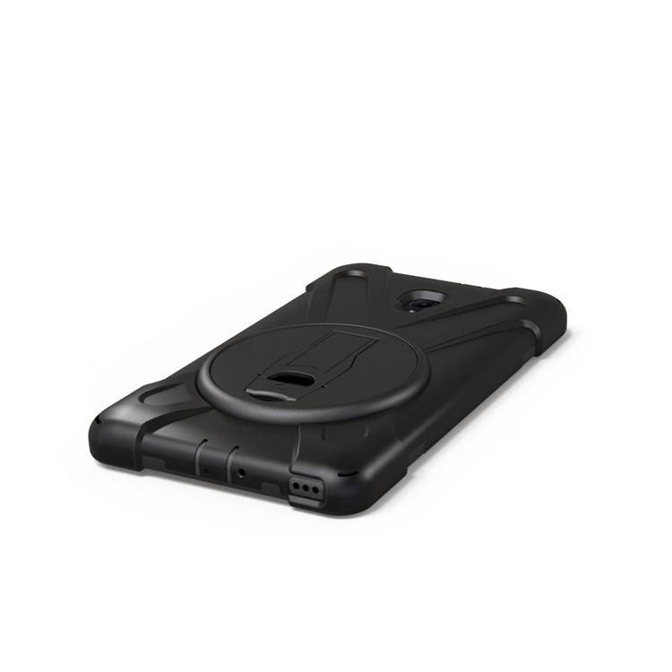 X-Shape PC + TPU 360-degree Rotary Kickstand Case for Samsung Galaxy Tab A 8.0 (2017) T380 T385 - Black-14