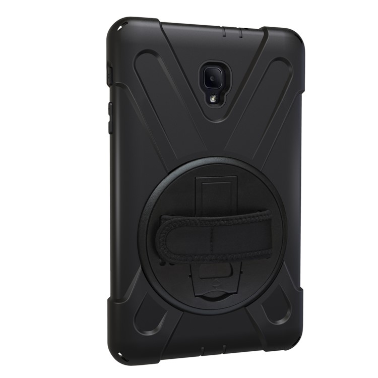 X-Shape PC + TPU 360-degree Rotary Kickstand Case for Samsung Galaxy Tab A 8.0 (2017) T380 T385 - Black-3