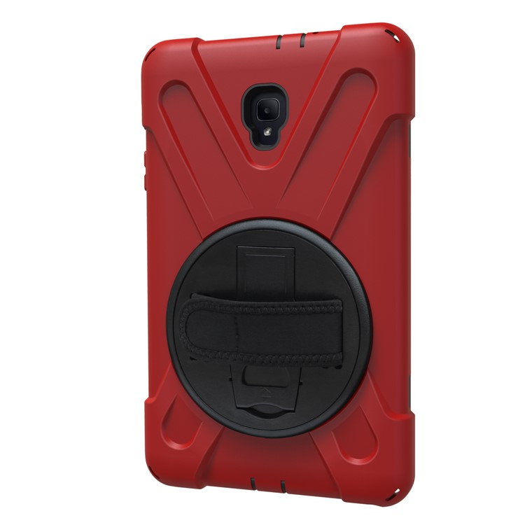 X-Shape PC + TPU 360-degree Rotary Kickstand Shell for Samsung Galaxy Tab A 8.0 (2017) T380 T385 - Red-9