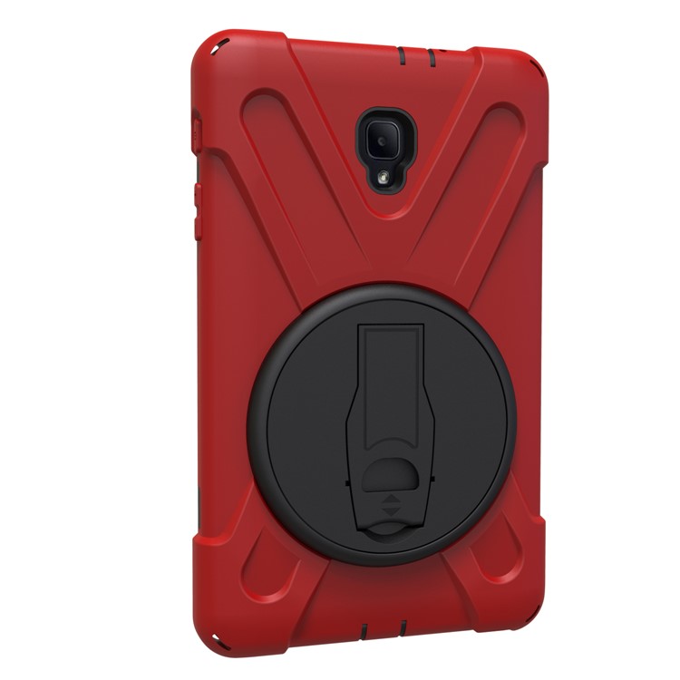 X-Shape PC + TPU 360-degree Rotary Kickstand Shell for Samsung Galaxy Tab A 8.0 (2017) T380 T385 - Red-2