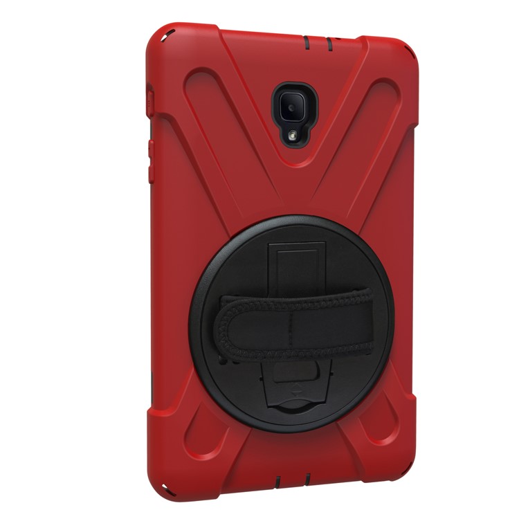 X-Shape PC + TPU 360-degree Rotary Kickstand Shell for Samsung Galaxy Tab A 8.0 (2017) T380 T385 - Red-3