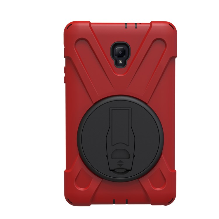 X-Shape PC + TPU 360-degree Rotary Kickstand Shell for Samsung Galaxy Tab A 8.0 (2017) T380 T385 - Red-5