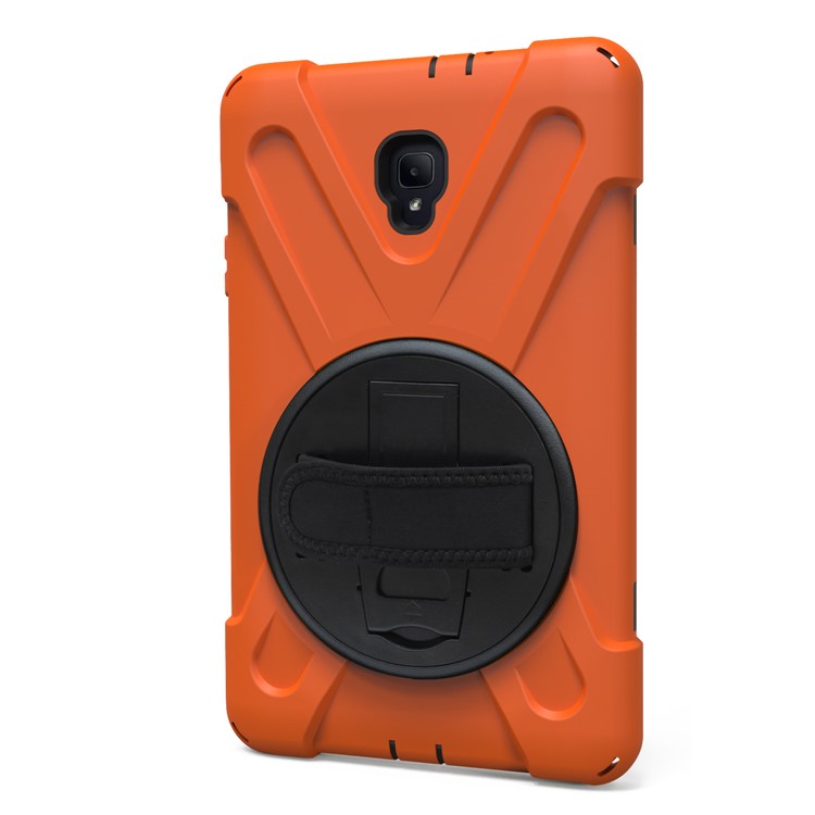 X-Shape 360-degree Rotary Kickstand PC + TPU Hybrid Case for Samsung Galaxy Tab A 8.0 (2017) T380 T385 - Orange-9