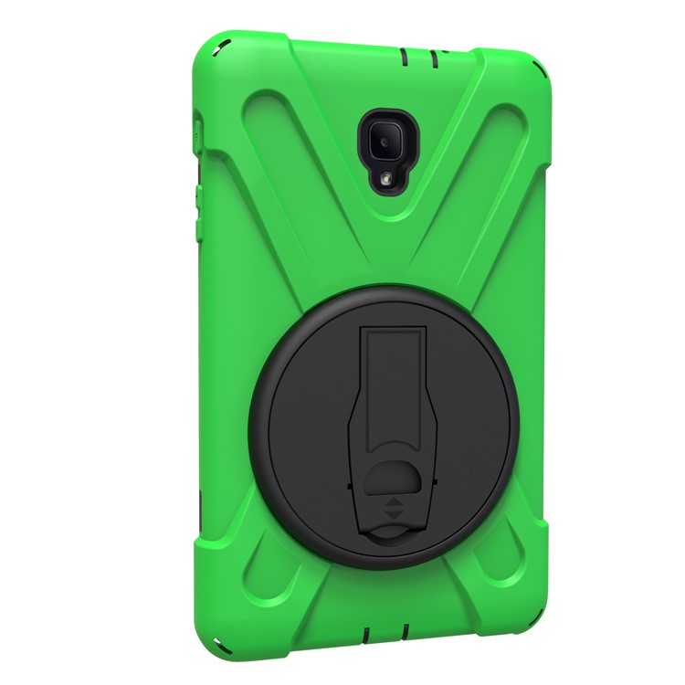 X-Shape 360-degree Rotary Kickstand PC + TPU Hybrid Cover for Samsung Galaxy Tab A 8.0 (2017) T380 T385 - Green-2