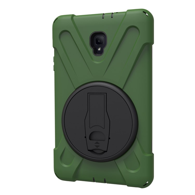 X-Shape 360-degree Rotary Kickstand PC + TPU Hybrid Shell for Samsung Galaxy Tab A 8.0 (2017) T380 T385 - Army Green-8
