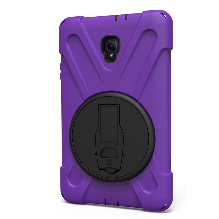 X-Shape PC + TPU 360-degree Rotary Kickstand Protective Cover for Samsung Galaxy Tab A 8.0 (2017) T380 T385 - Purple-8