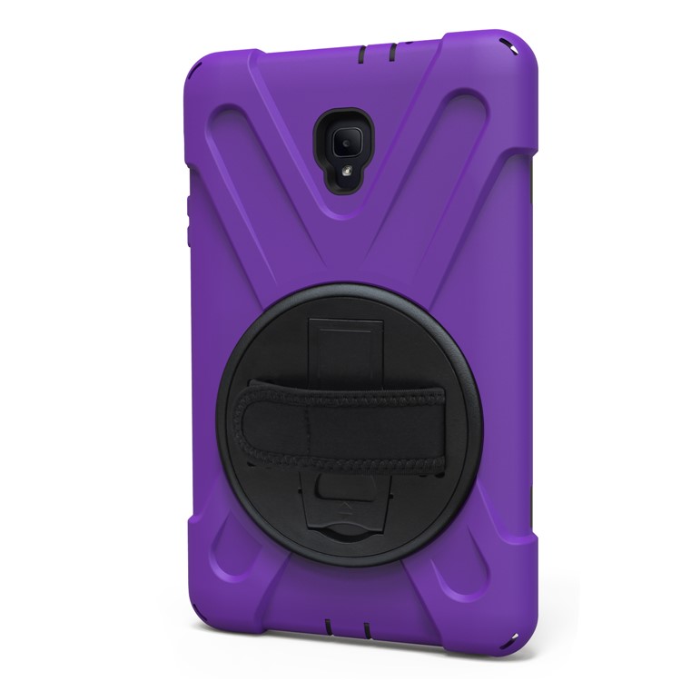X-Shape PC + TPU 360-degree Rotary Kickstand Protective Cover for Samsung Galaxy Tab A 8.0 (2017) T380 T385 - Purple-9
