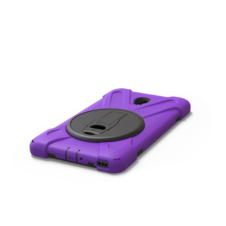 X-Shape PC + TPU 360-degree Rotary Kickstand Protective Cover for Samsung Galaxy Tab A 8.0 (2017) T380 T385 - Purple-14