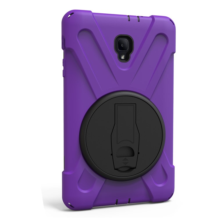X-Shape PC + TPU 360-degree Rotary Kickstand Protective Cover for Samsung Galaxy Tab A 8.0 (2017) T380 T385 - Purple-2