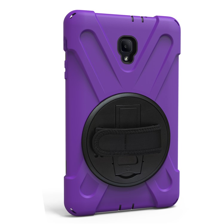 X-Shape PC + TPU 360-degree Rotary Kickstand Protective Cover for Samsung Galaxy Tab A 8.0 (2017) T380 T385 - Purple-3