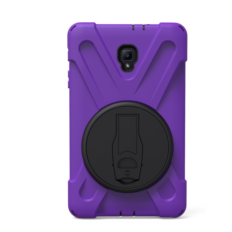 X-Shape PC + TPU 360-degree Rotary Kickstand Protective Cover for Samsung Galaxy Tab A 8.0 (2017) T380 T385 - Purple-5