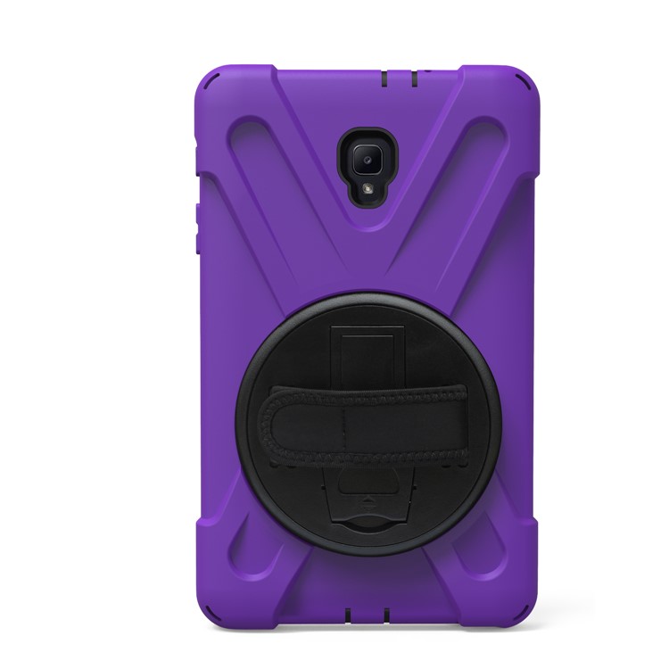 X-Shape PC + TPU 360-degree Rotary Kickstand Protective Cover for Samsung Galaxy Tab A 8.0 (2017) T380 T385 - Purple-6