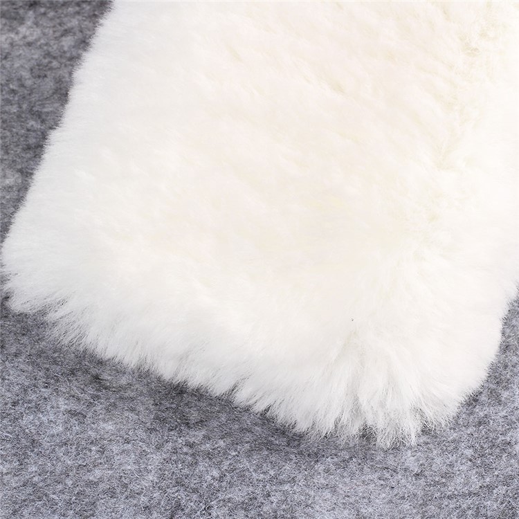 Soft Fur Coated TPU Mobile Casing for Samsung Galaxy J7 Pro (2017) / J7 (2017) EU Version - White-3