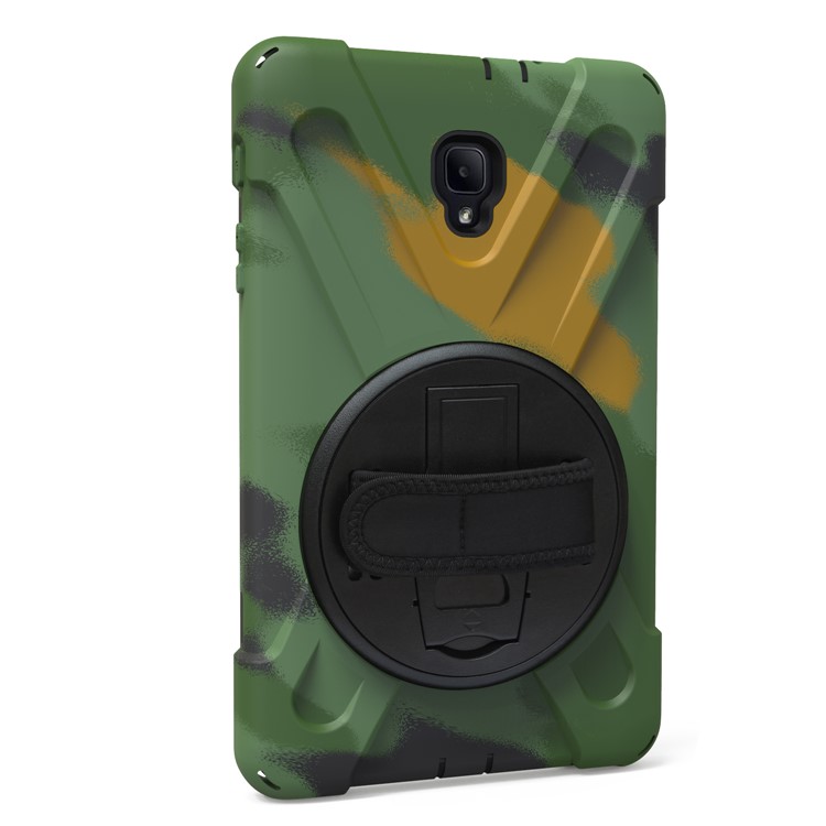 X-Shape PC + TPU Rotary Kickstand Tablet Shell with Handstrap + Shoulder Strap for Samsung Galaxy Tab A 8.0 (2017) T380 T385 - Camouflage-17