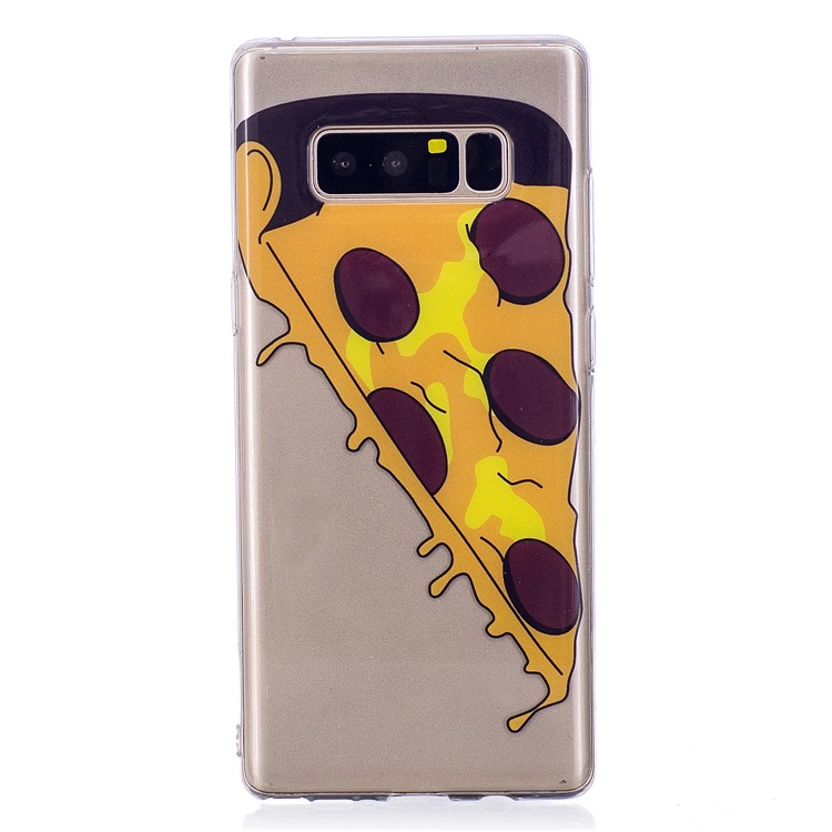 Pattern Printing IMD TPU Gel Cover for Samsung Galaxy Note 8 N950 - Pizza-2