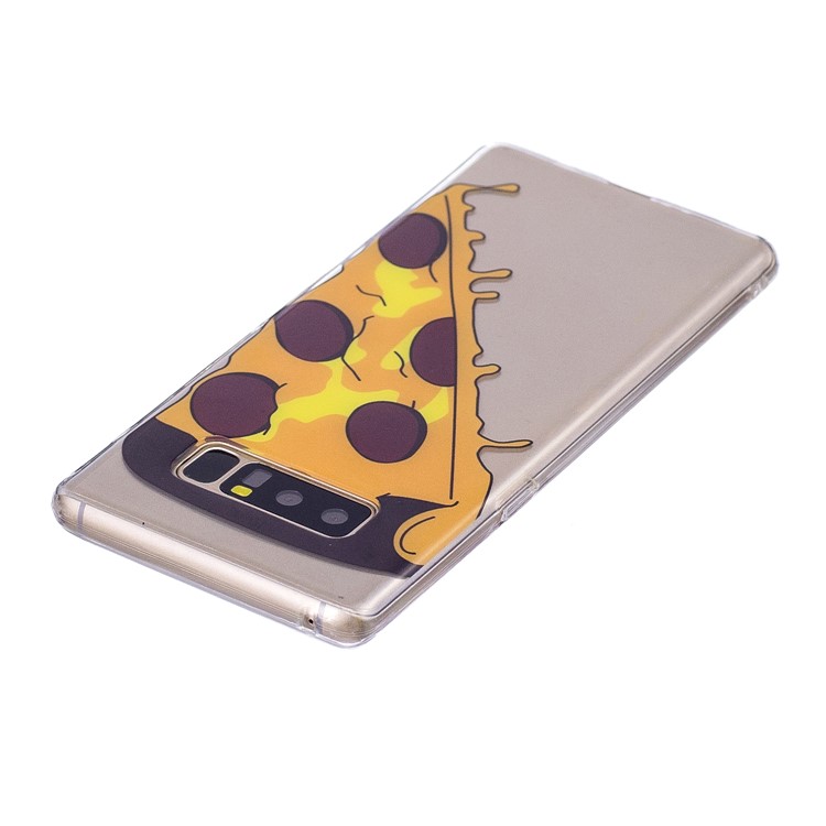 Pattern Printing IMD TPU Gel Cover for Samsung Galaxy Note 8 N950 - Pizza-4