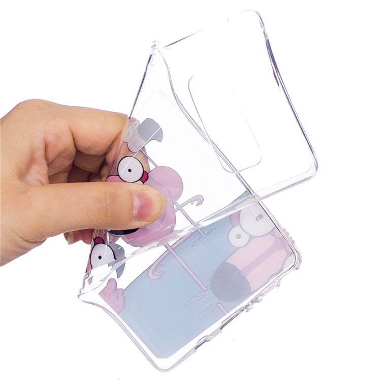 Pattern Printing IMD TPU Mobile Cover for Samsung Galaxy Note 8 N950 - Cartoon Flamingo-5