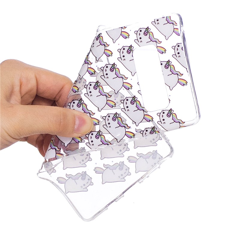 Pattern Printing IMD TPU Phone Casing for Samsung Galaxy Note 8 N950 - Cute Unicorns-5