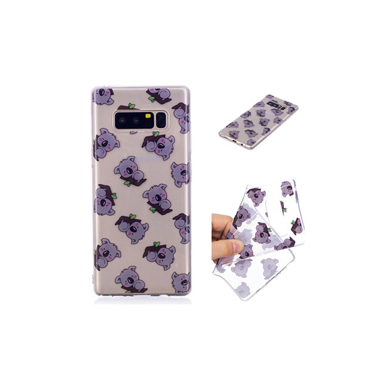 Pattern Printing IMD TPU Phone Accessory Cover for Samsung Galaxy Note 8 N950 - Lovely Koalas-1