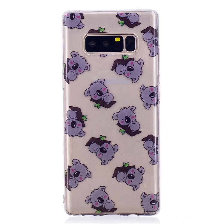 Pattern Printing IMD TPU Phone Accessory Cover for Samsung Galaxy Note 8 N950 - Lovely Koalas-2