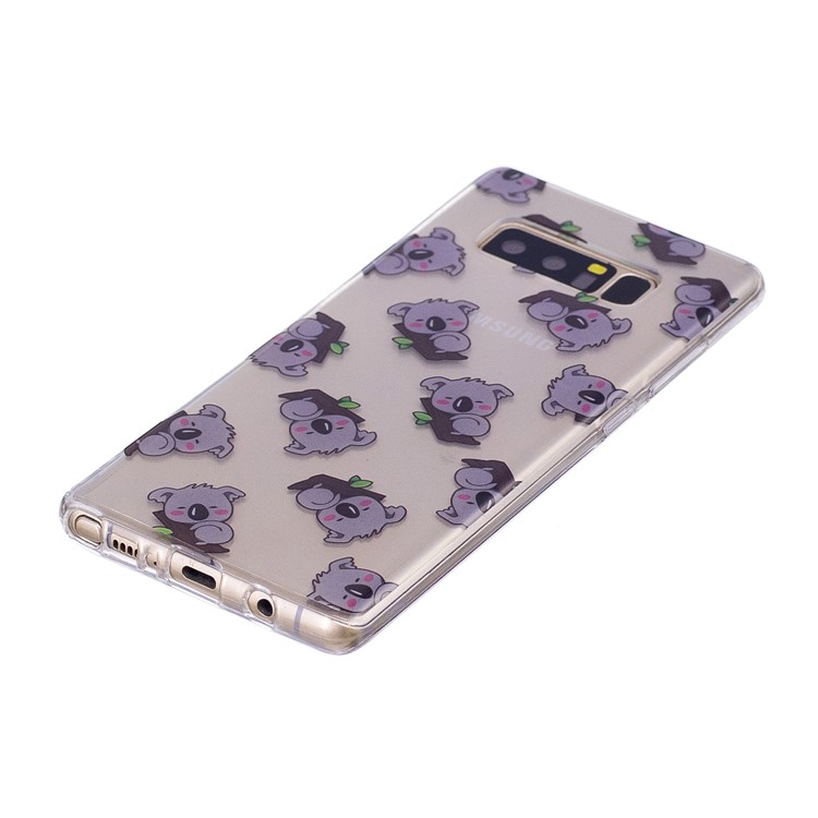 Pattern Printing IMD TPU Phone Accessory Cover for Samsung Galaxy Note 8 N950 - Lovely Koalas-3
