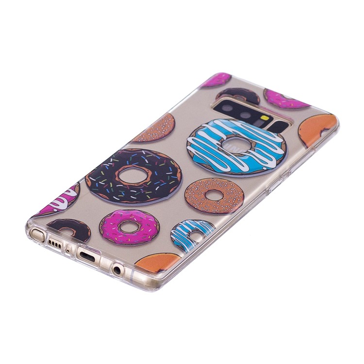 Pattern Printing IMD TPU Gel Casing Cover for Samsung Galaxy Note 8 N950 - Doughnuts-3