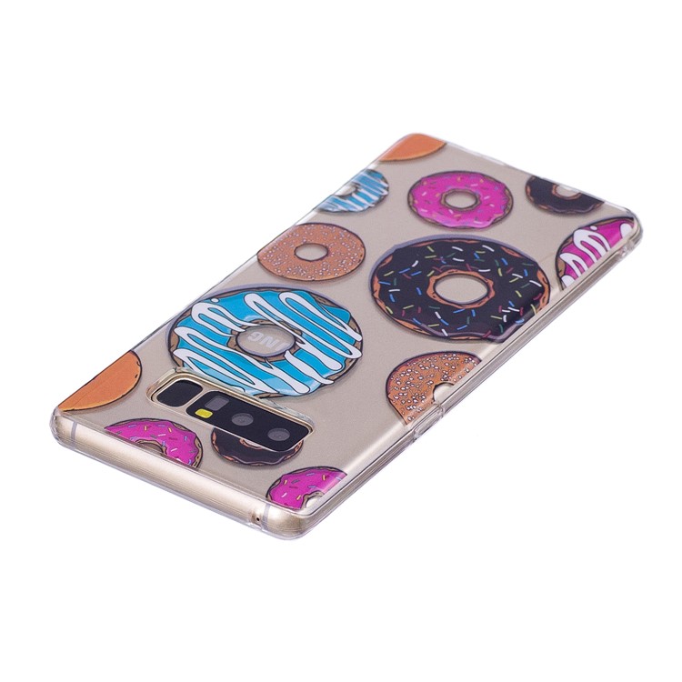 Pattern Printing IMD TPU Gel Casing Cover for Samsung Galaxy Note 8 N950 - Doughnuts-4