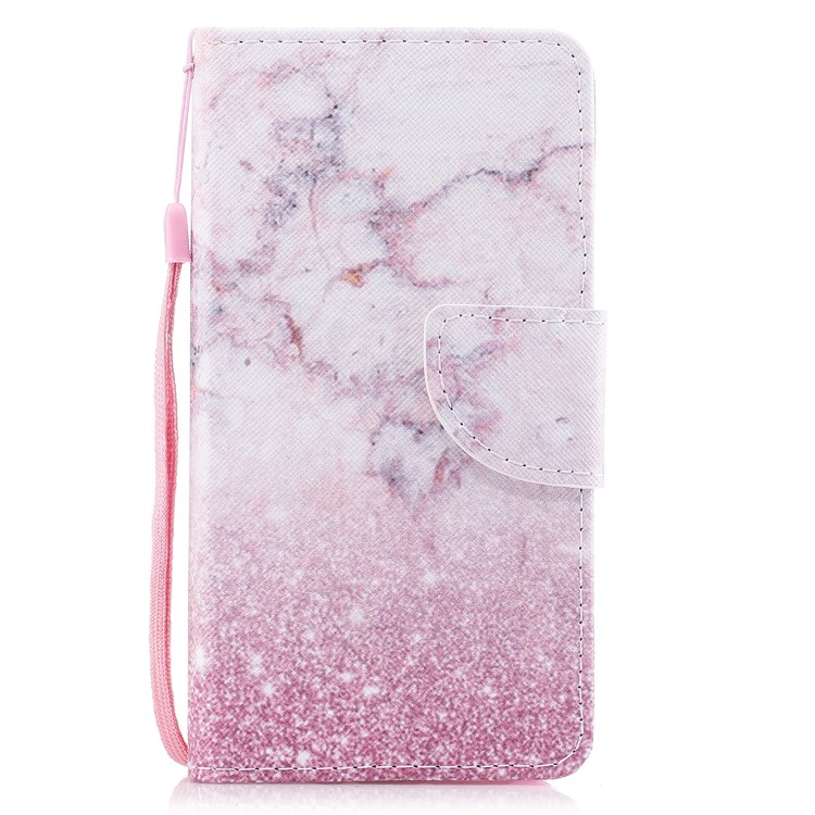 Pattern Printing Leather Stand Case with Card Slots for Samsung Galaxy A3 (2017) - Colorized Pattern-1