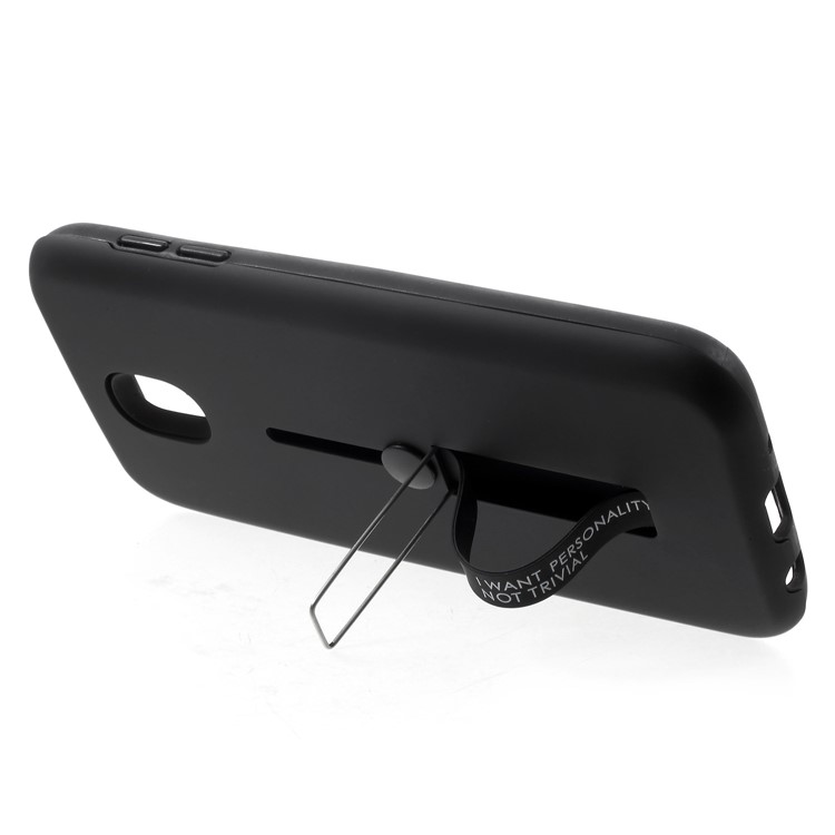 TPU+PC Detachable Heat Dissipation Cover with Invisible Kickstand for Samsung Galaxy J5 (2017) EU Version/J5 Pro (2017) - Black-3