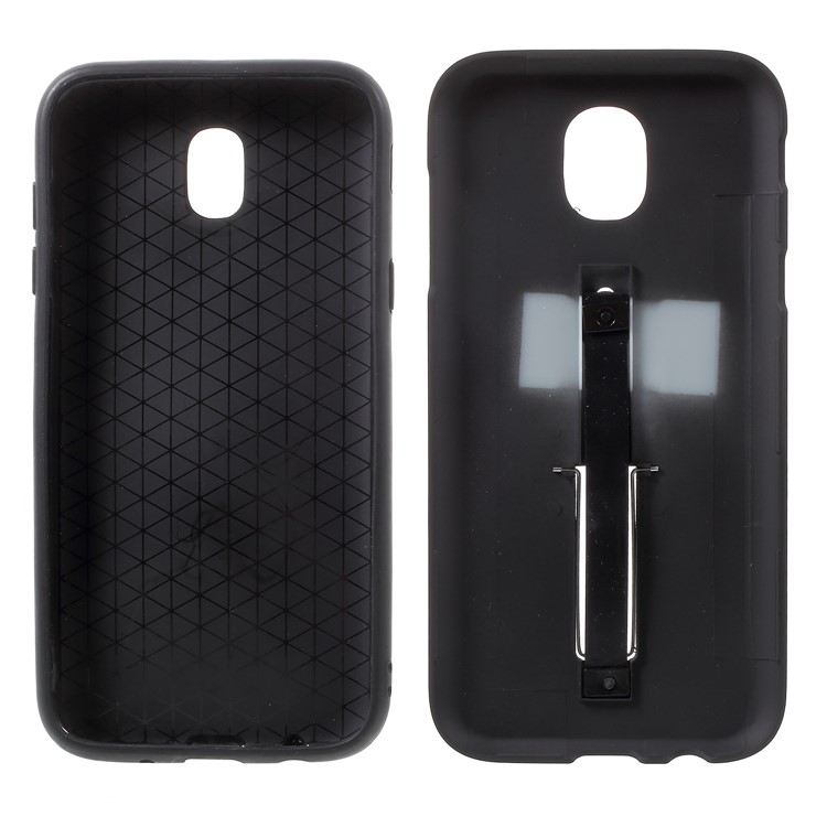 TPU+PC Detachable Heat Dissipation Cover with Invisible Kickstand for Samsung Galaxy J5 (2017) EU Version/J5 Pro (2017) - Black-7