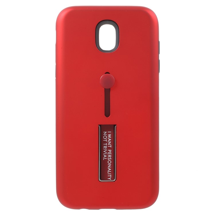 TPU+PC Detachable Heat Dissipation Casing with Invisible Kickstand for Samsung Galaxy J5 (2017) EU Version/J5 Pro (2017) - Red-1