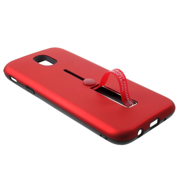 TPU+PC Detachable Heat Dissipation Casing with Invisible Kickstand for Samsung Galaxy J5 (2017) EU Version/J5 Pro (2017) - Red-2