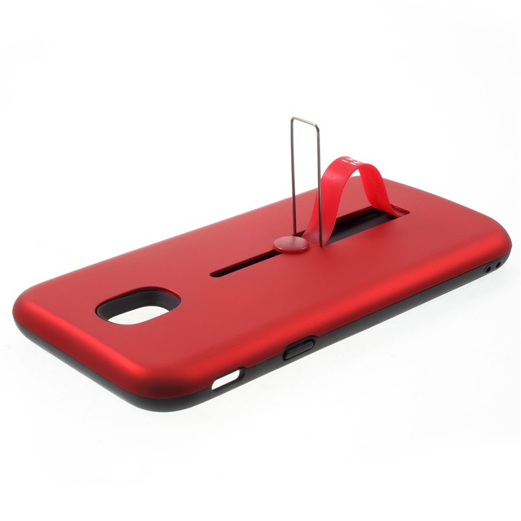 TPU+PC Detachable Heat Dissipation Casing with Invisible Kickstand for Samsung Galaxy J5 (2017) EU Version/J5 Pro (2017) - Red-4