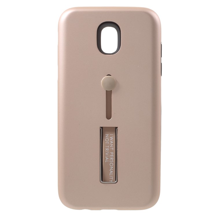 TPU+PC Detachable Heat Dissipation Back Cover with Kickstand for Samsung Galaxy J5 (2017) EU Version/J5 Pro (2017) - Rose Gold-1