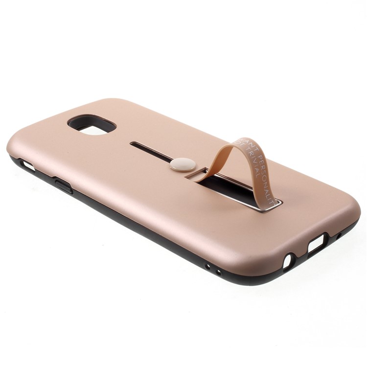 TPU+PC Detachable Heat Dissipation Back Cover with Kickstand for Samsung Galaxy J5 (2017) EU Version/J5 Pro (2017) - Rose Gold-2